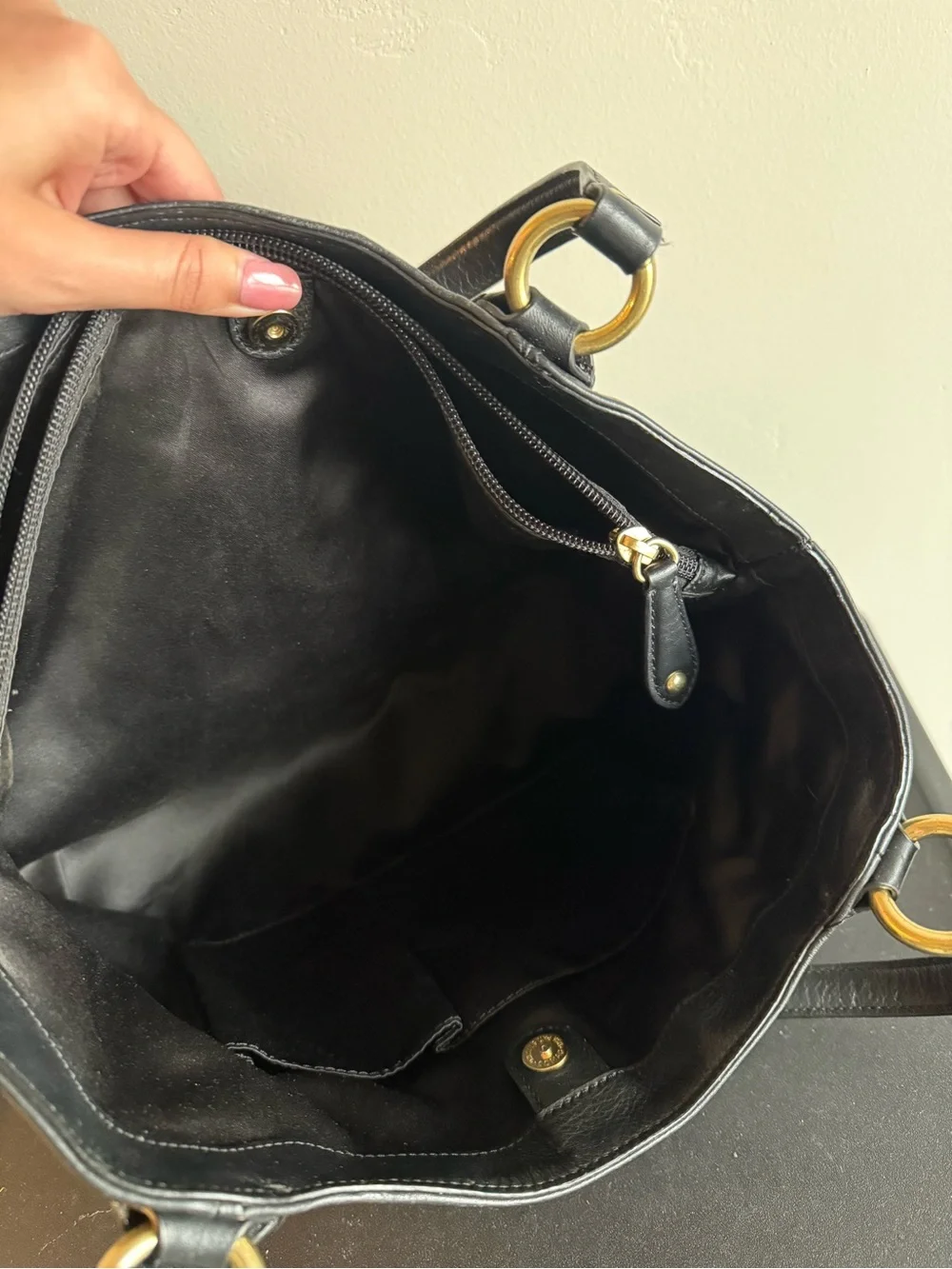 Coach Campbell Belle Carryall Leather Bag